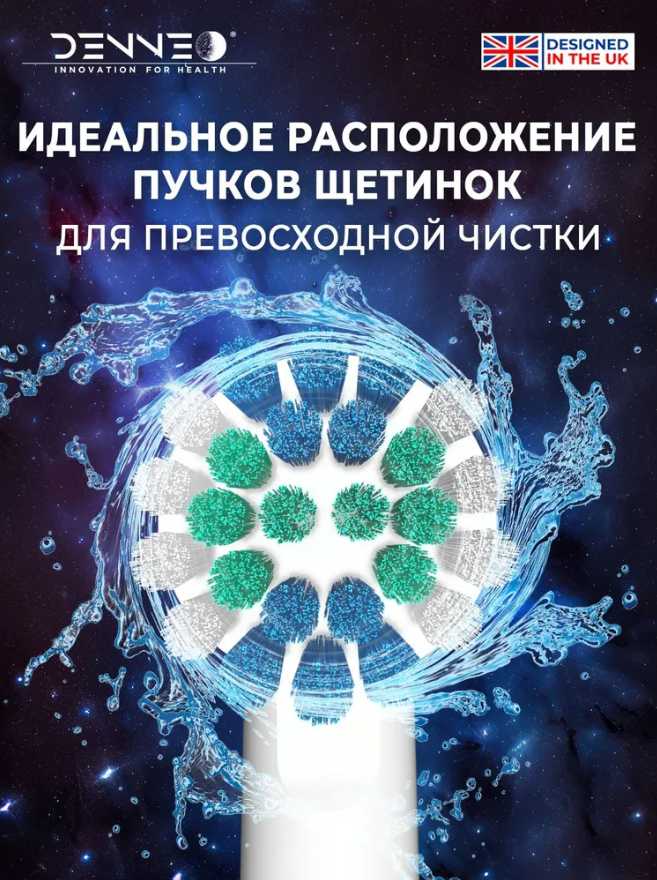 Совместимые с Oral-B насадки DENNEO CLASSIC SPACE (DSB-17A/4) фотография 13