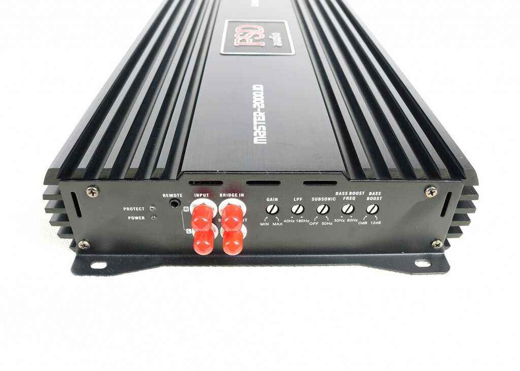 Автомобильный усилитель FSD Audio MASTER 2000.1 фотография 3
