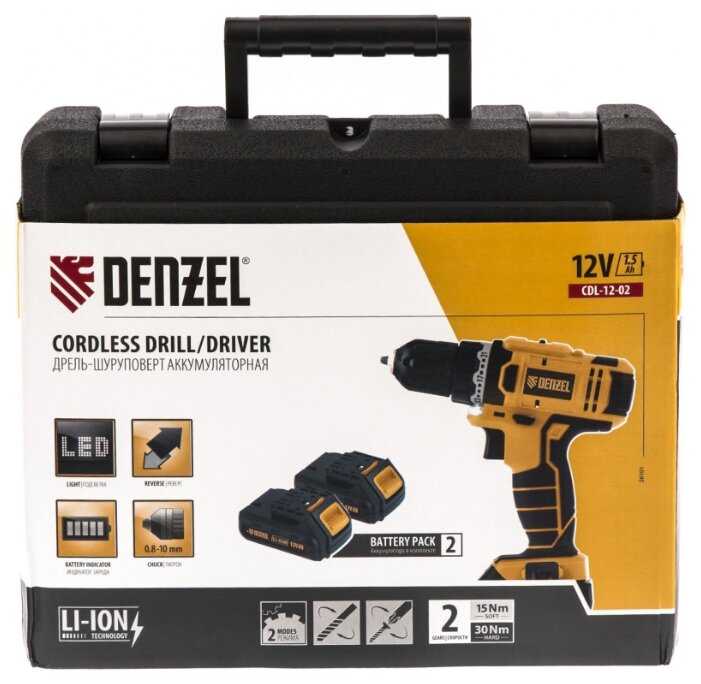Аккумуляторная дрель-шуруповерт Denzel CDL-12-02 26101 фотография 7