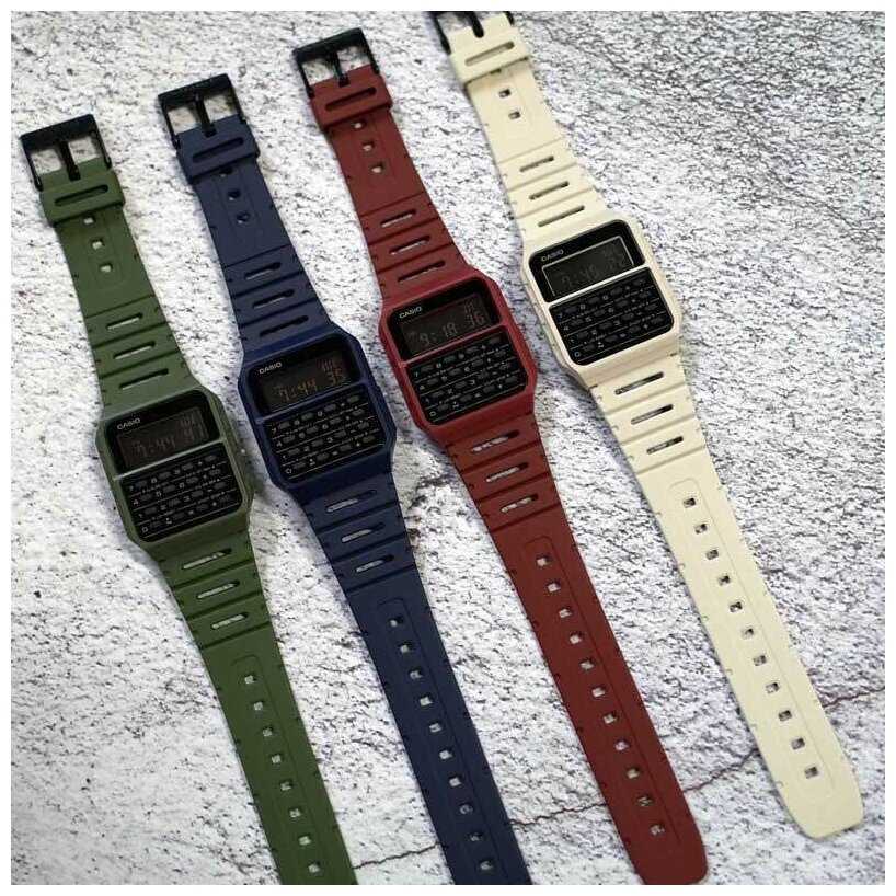 Японские наручные часы Casio Vintage CA-53WF-4B фотография 1