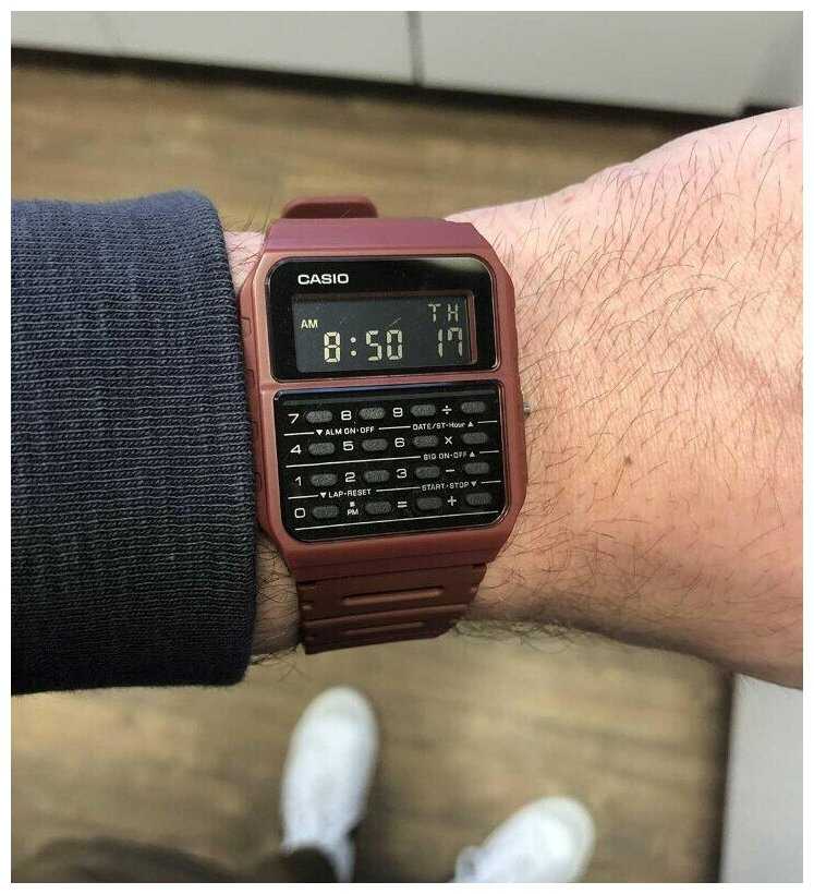 Японские наручные часы Casio Vintage CA-53WF-4B фотография 2