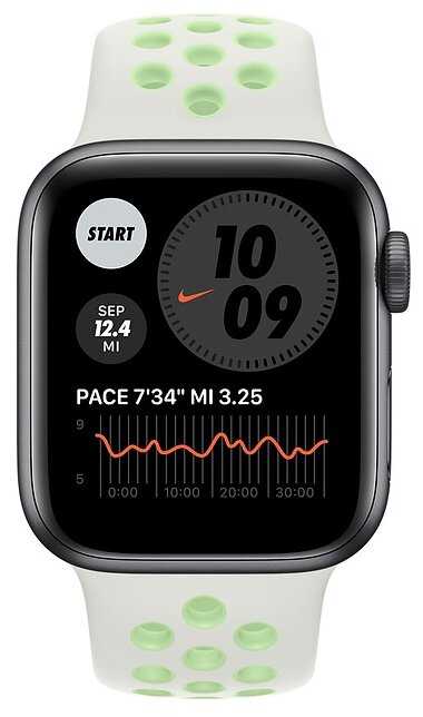 Умные часы Apple Watch SE GPS + Cellular 40мм Aluminum Case with Nike Sport Band фотография 13