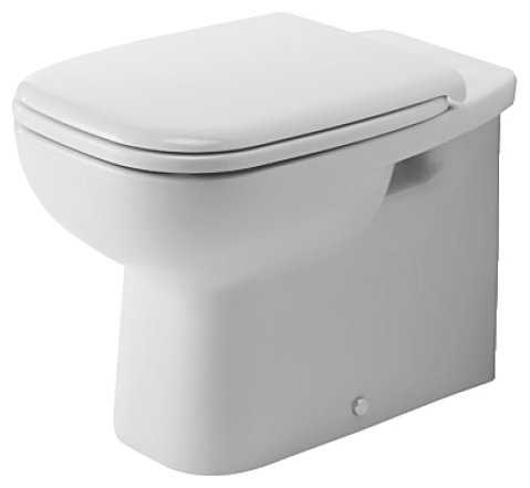 Чаша унитаза напольная DURAVIT D-code 211509 с горизонтальным выпуском