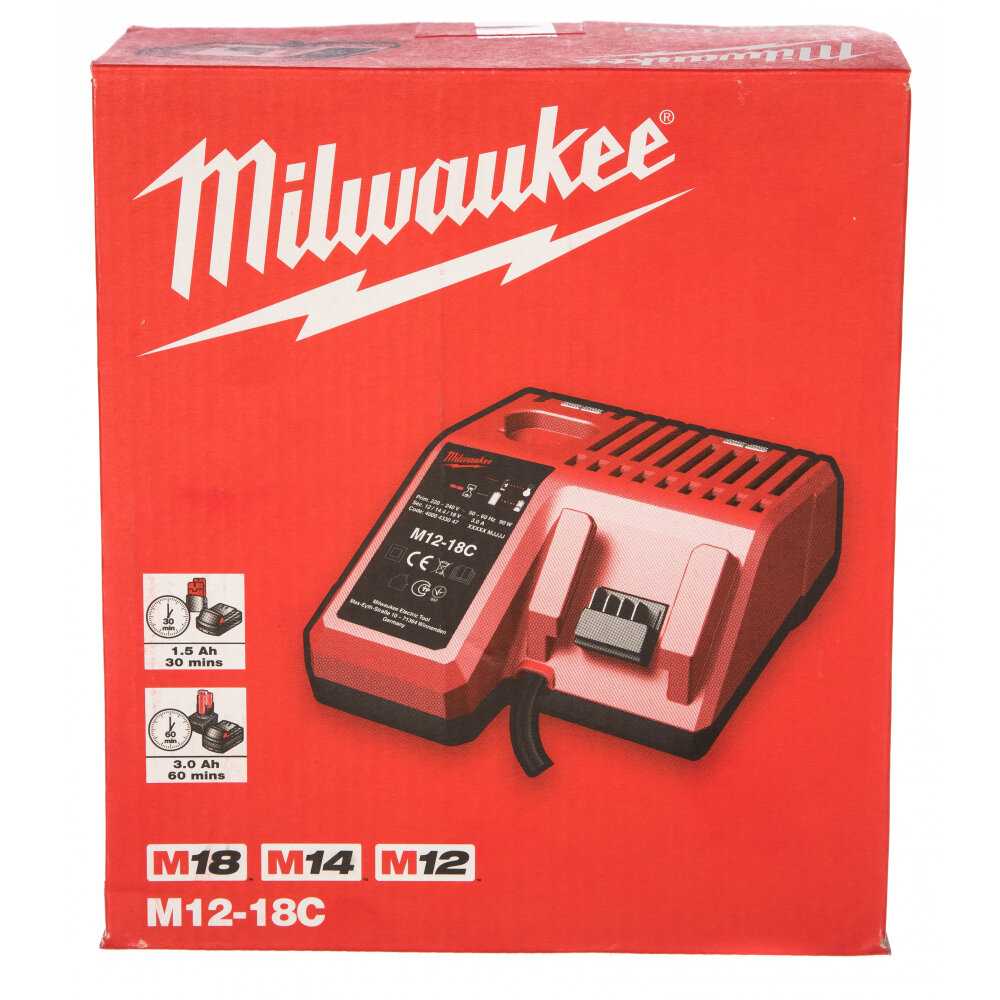 Зарядное устройство MILWAUKEE М12-18 C (4932352959) фотография 2