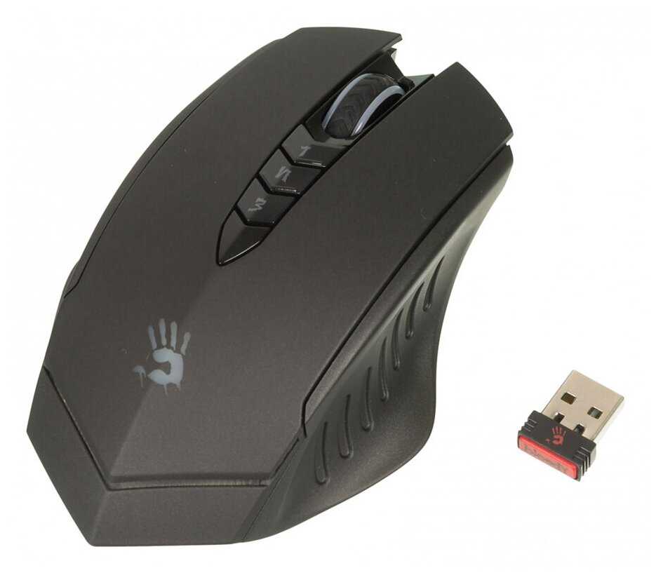 Мышь A4Tech Bloody R80 черный оптическая 4000dpi беспроводная USB3.0 8but фотография 6