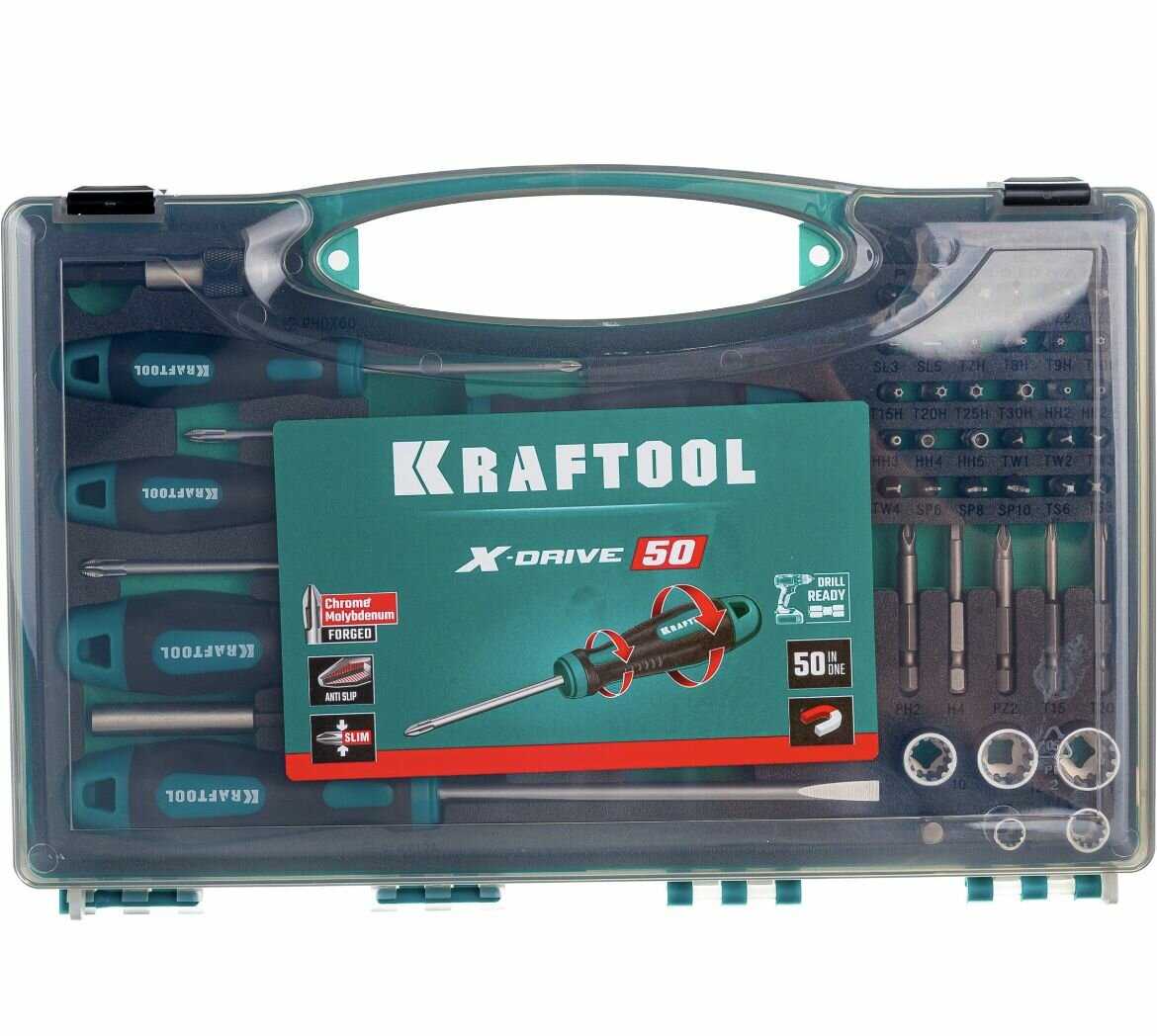Отверток и насадок набор KRAFTOOL X-Drive (25815) фотография 7