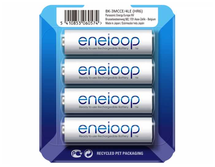 Аккумулятор Ni-Mh 1900 мА·ч 1.2 В Panasonic eneloop AA фотография 5