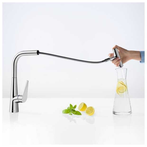 Смеситель для кухни (мойки) hansgrohe Talis Select S 72821000, нажимной фотография 9