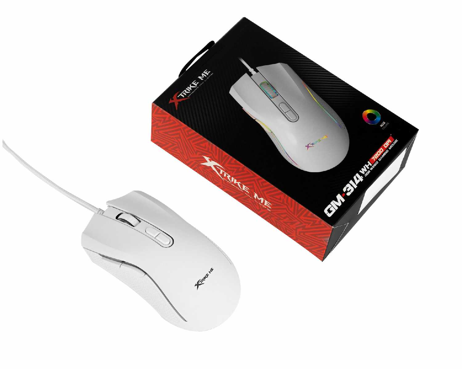 Беспроводная компьютерная игровая мышь GW-610 RGB USB 2.4G фотография 8