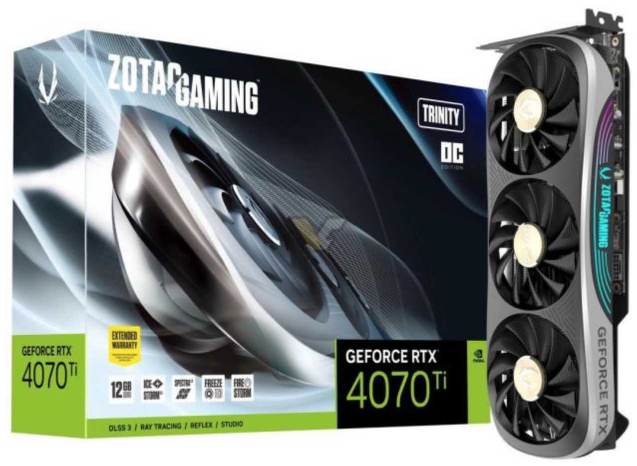 Видеокарта ZOTAC GeForce RTX 4070 Ti TRINITY (ZT-D40710D-10P) фотография 5