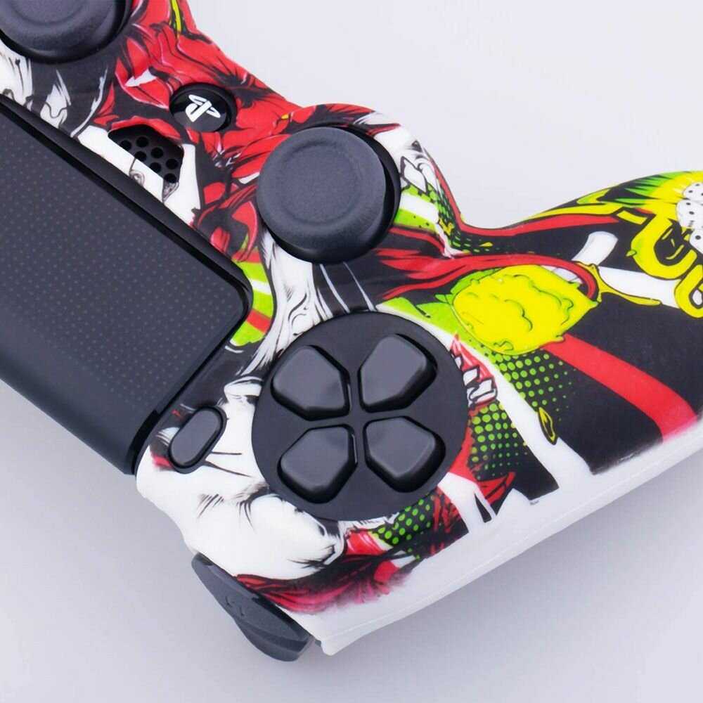 Силиконовый чехол Sony Playstation 4 Чехол для геймпада PS4 фотография 22