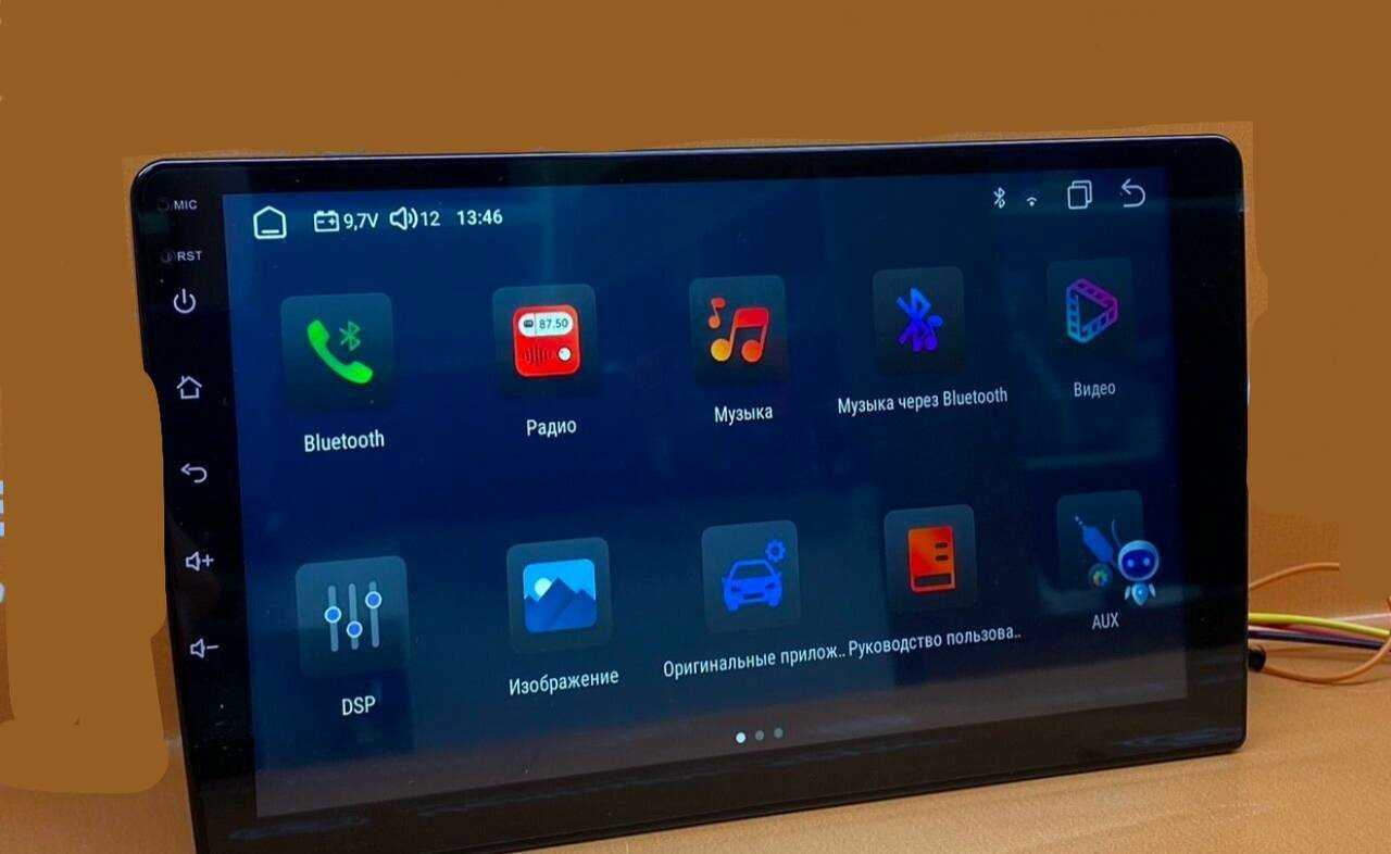 Автомагнитола Android 6/128 гб 9 дюймов E5 Olom 4G с сим картой для любой марки авто 2 din сенсорная с экраном, HD экран, Bluetooth Магнитола 2дин, 6+128 GB андроид ,8 ядер фотография 9