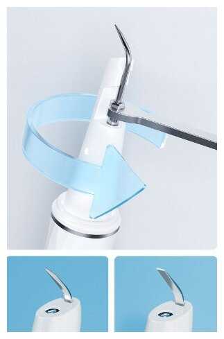 Умный портативный ультразвуковой скалер для чистки зубов Xiaomi Sunuo T12 Pro Smart Visual Ultrasonic Dental Scaler фотография 6