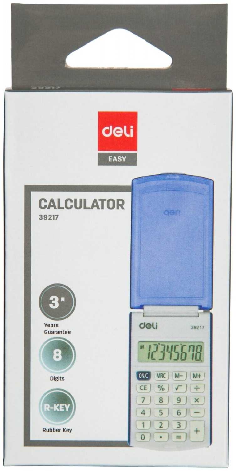 Калькулятор карманный deli E39217 фотография 10