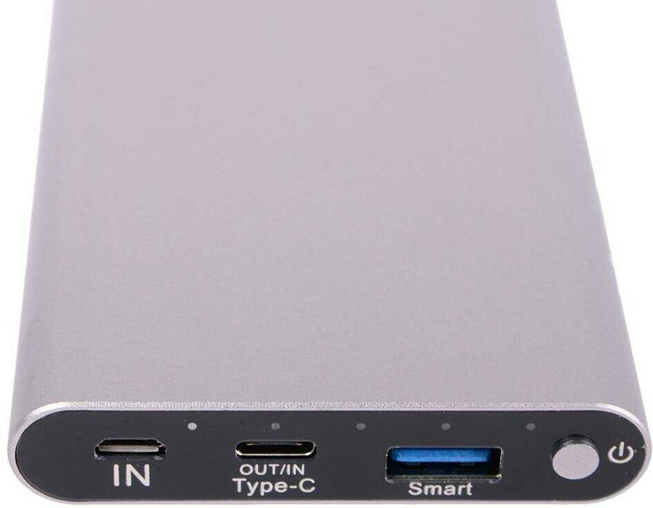 Портативное зарядное устройство Buro RB-10000-QC3.0-I&O (10000мАч) фотография 2