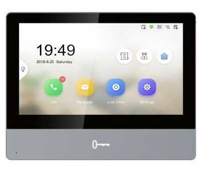 Монитор для домофона/видеодомофона Hikvision DS-KH8350-WTE1 фотография 4