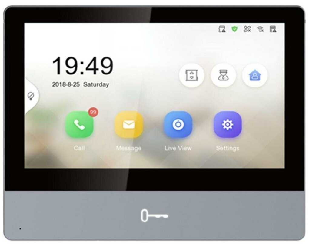 Монитор для домофона/видеодомофона Hikvision DS-KH8350-WTE1 фотография 5