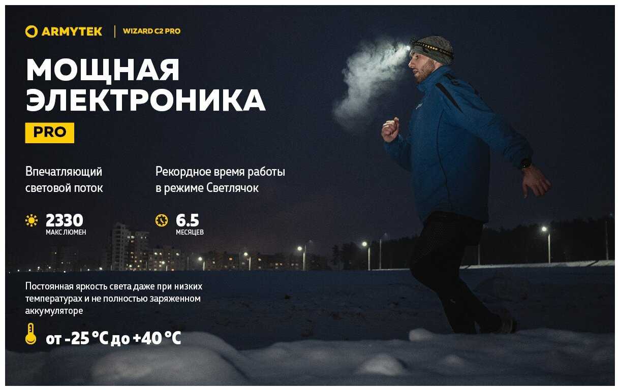 Налобный фонарь ArmyTek Wizard C2 Pro Magnet USB XHP50.2 фотография 17