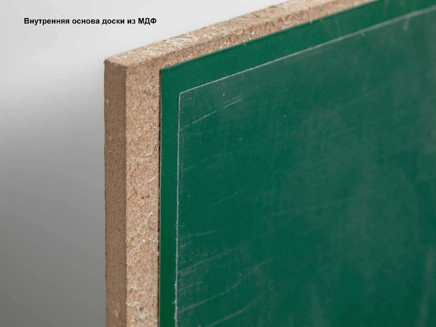 Доска одноэлементная магнитная полимерная МелМар (меловая) фотография 3