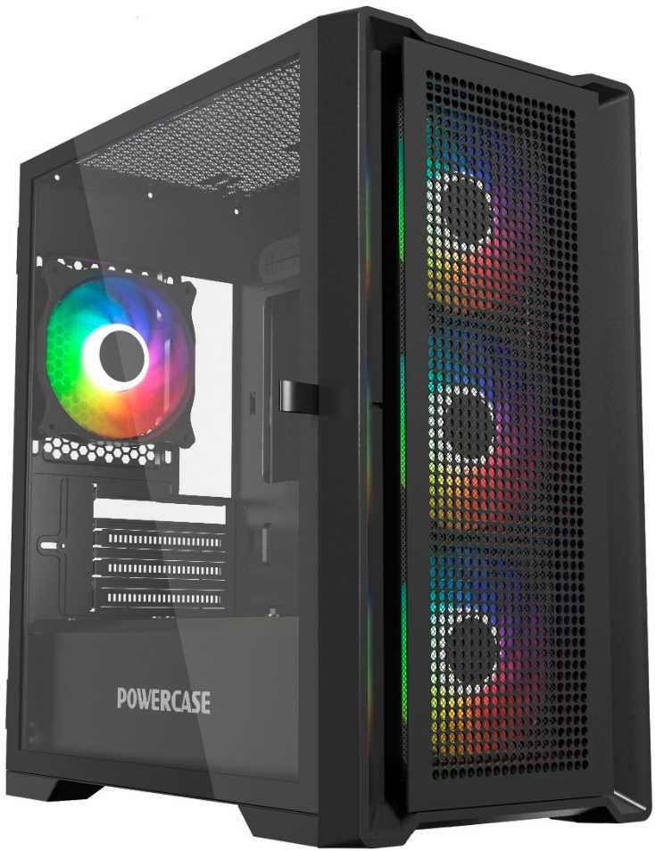 Корпус Powercase Alisio Micro X4B V2 (CAMCXB-A4)