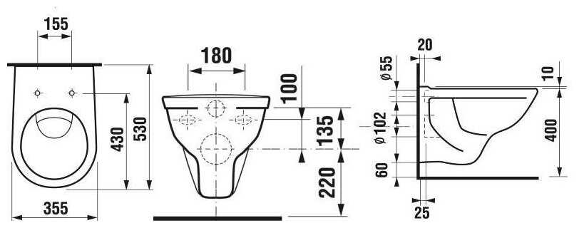 Чаша унитаза подвесная Jika Lyra (8213700000001) фотография 4