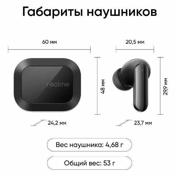 Беспроводные наушники realme Buds Air 8 Pro фотография 5
