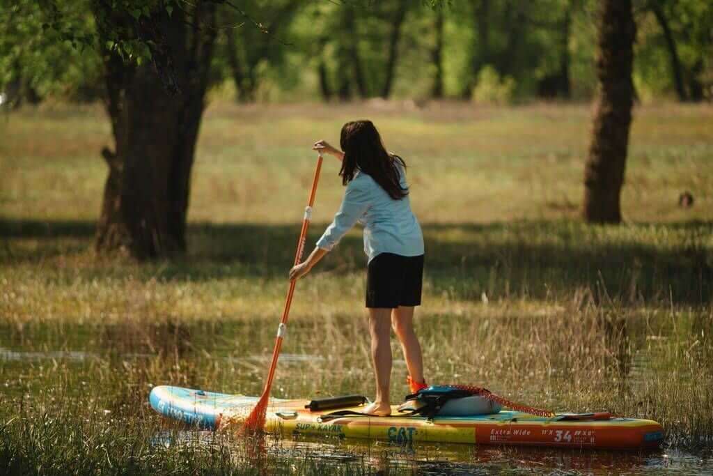 Сап борд надувной iTaoStar 11.0x34x6 Cat (335x86x15) фотография 10