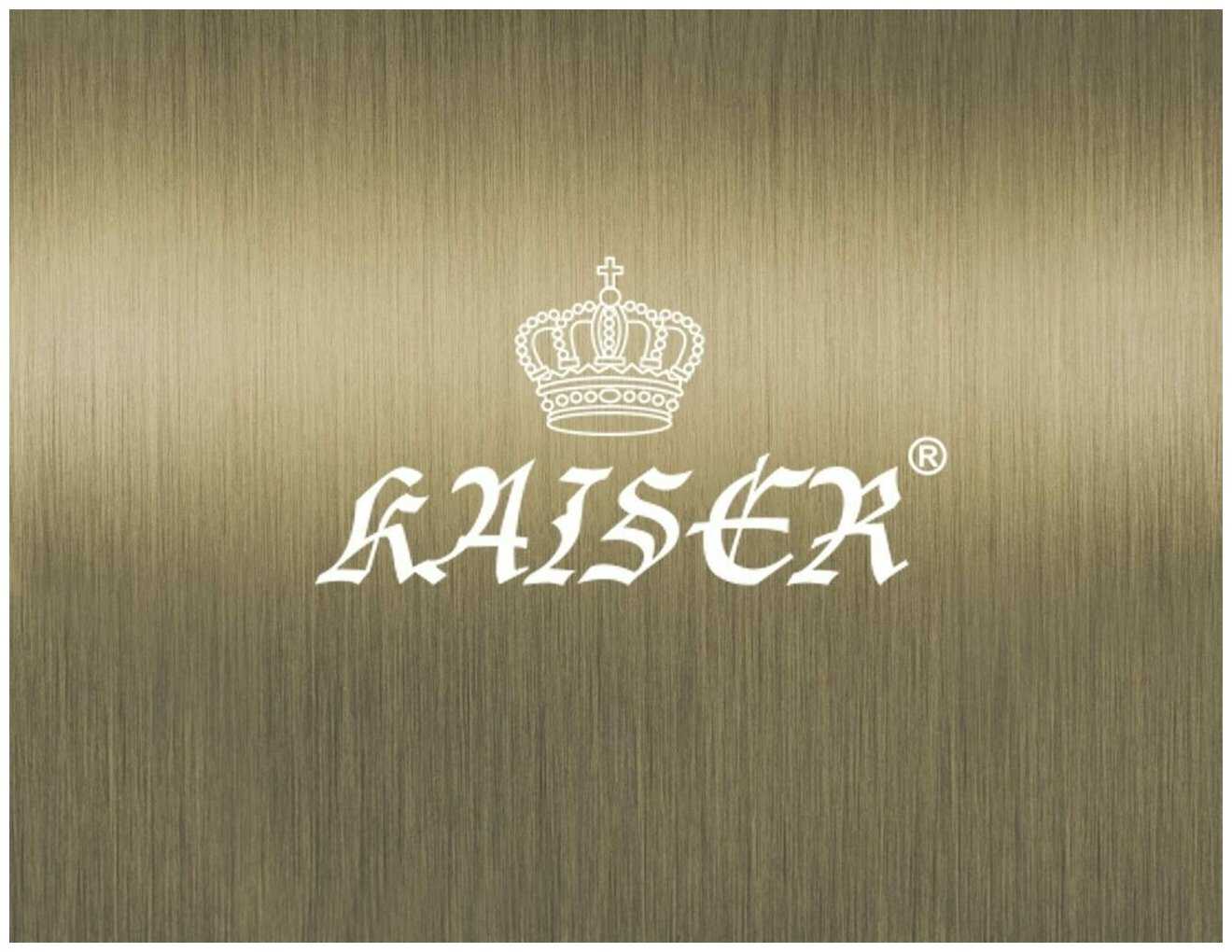 Смеситель для кухни (мойки) KAISER Decor 40144 bronze, рычажный фотография 7