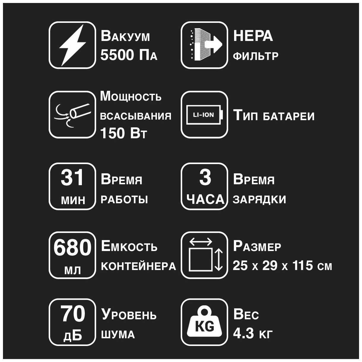 Моющий вертикальный беспроводной пылесос для дома Atvel F16PRO фотография 11