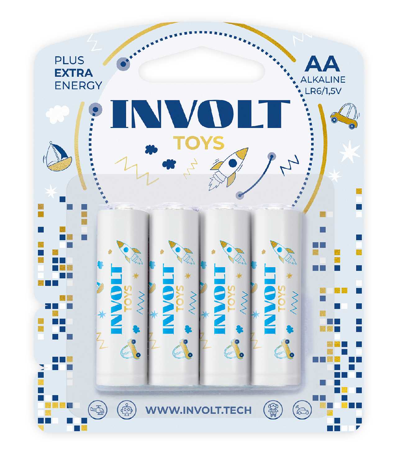 Батарейки INVOLT TOYS AA