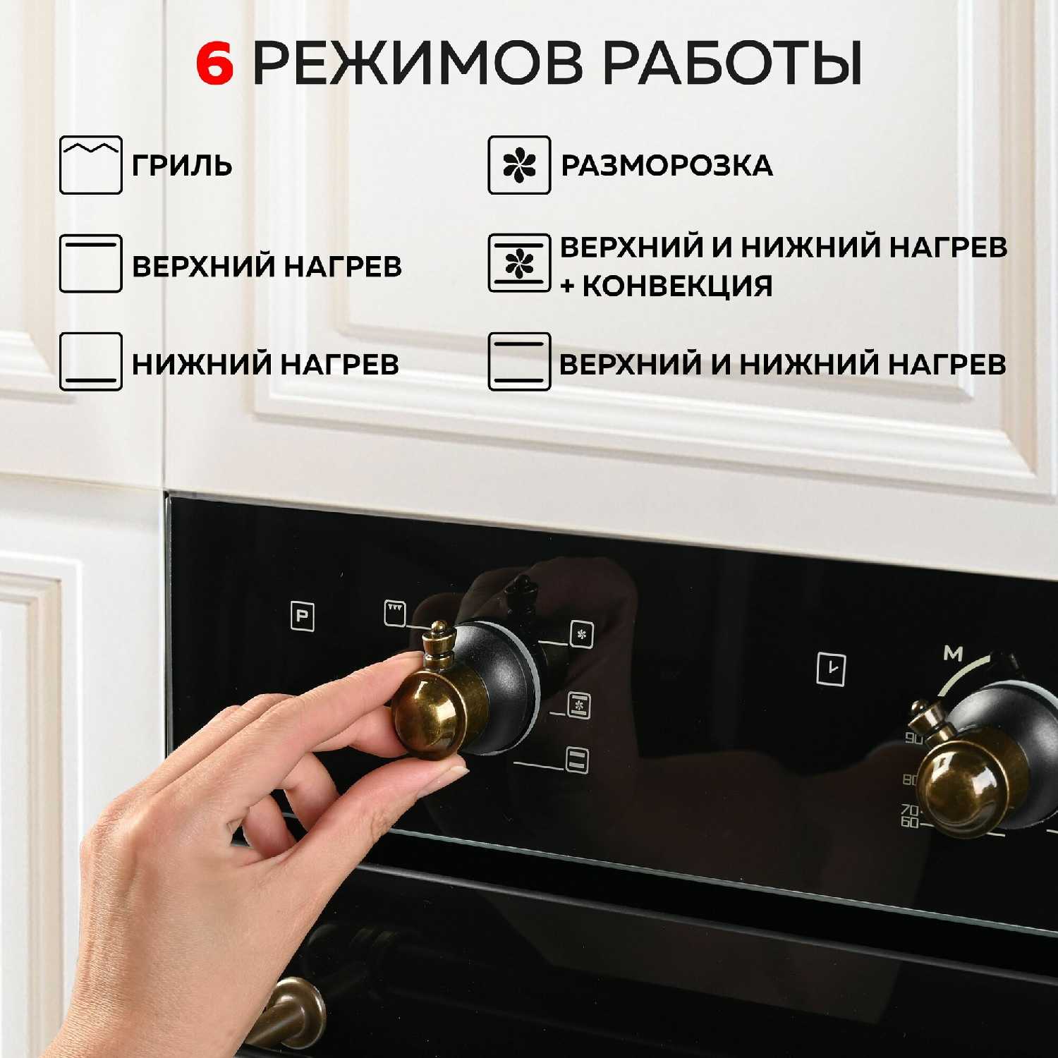Духовой шкаф GFGRIL GF-EO400B фотография 14