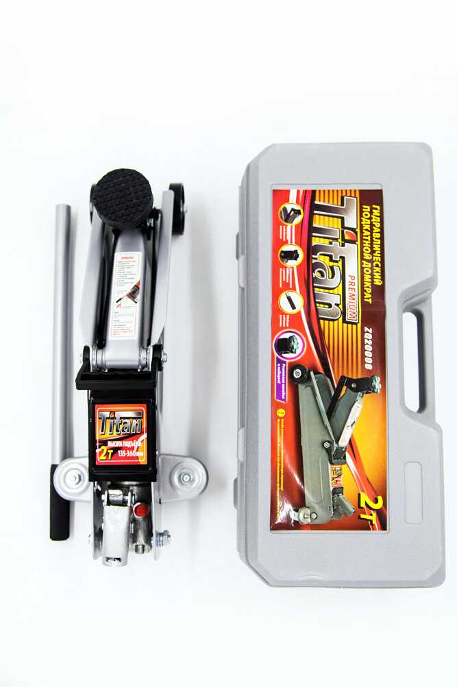 Домкрат Titan Домкрат подкатной 2т (20008-1) фотография 8