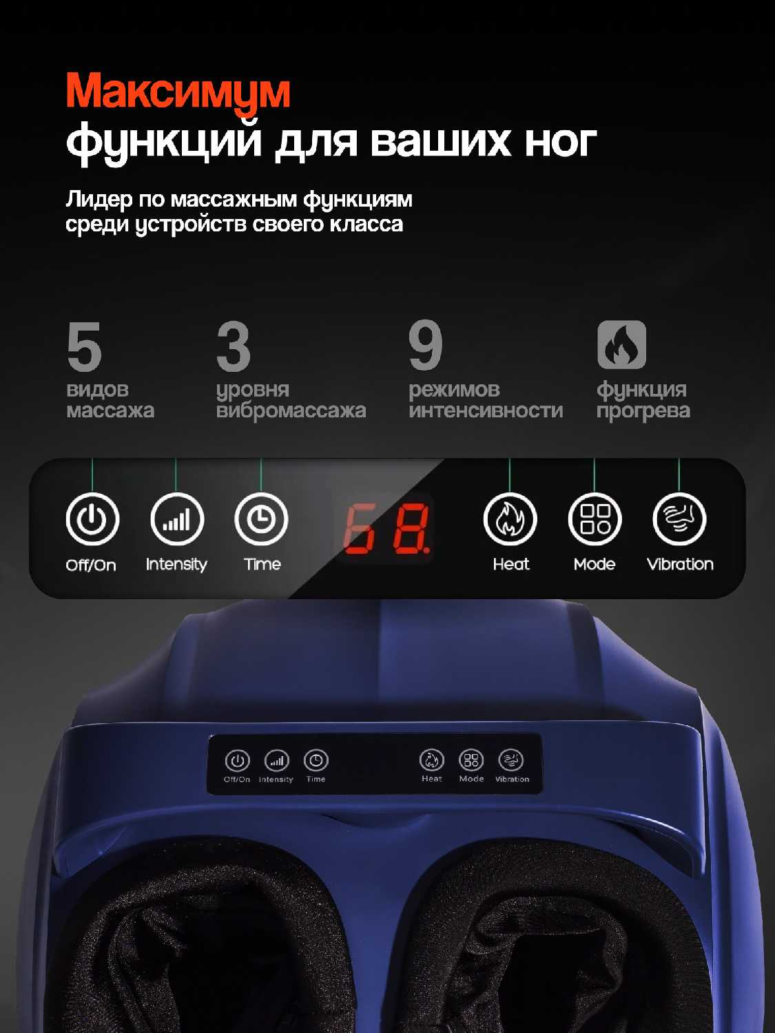 Массажер для ног электрический GESS Frant фотография 2