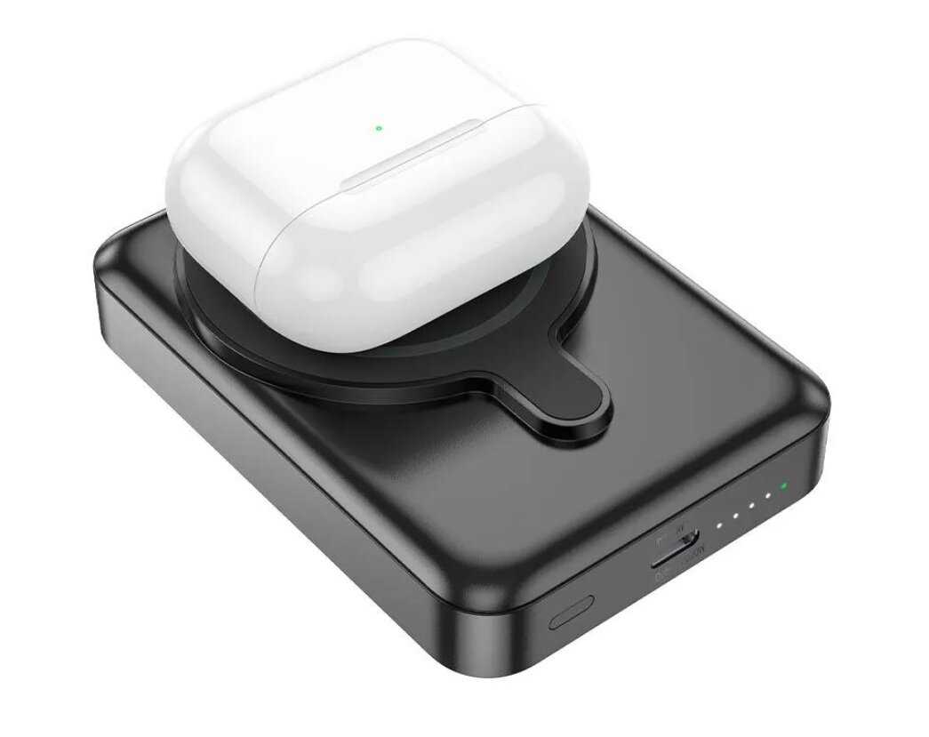 Портативное зарядное устройство Hoco Q11 3in1 Magnetic Phone, iWatch, headset 10000mAh фотография 17