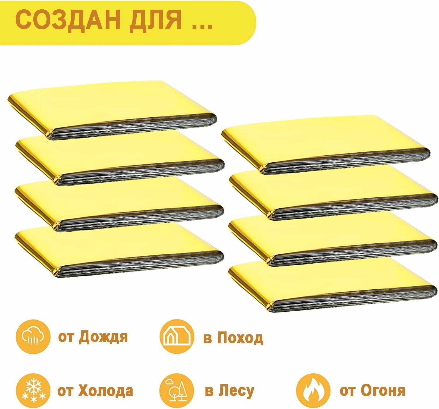 Термоодеяло спасательное Юпитер Термоодеяло спасательное двухстороннее (СОо-1) фотография 1