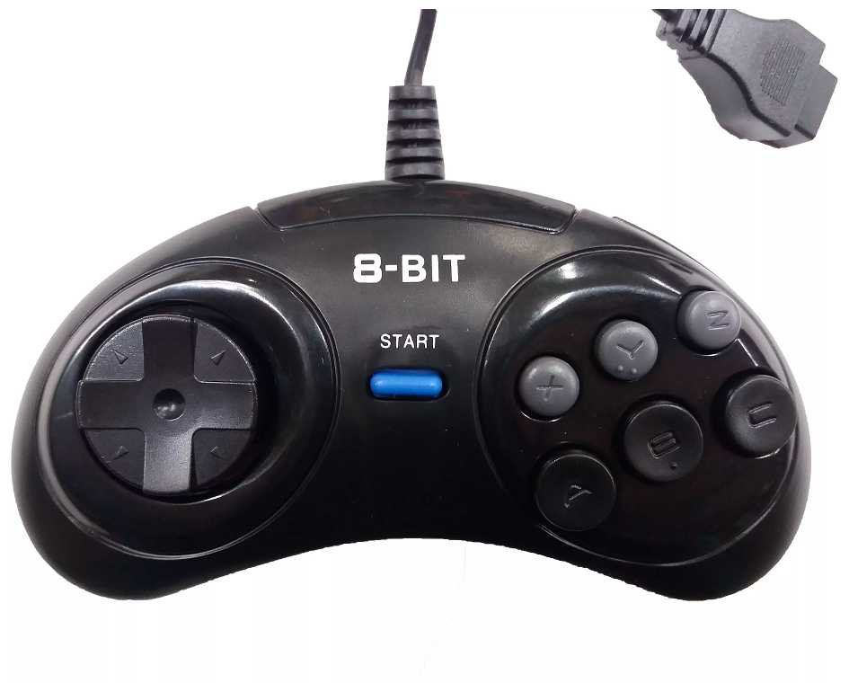 Джойстик 9 pin форма Sega (2 шт.), (узкий разъем) для Dendy фотография 1