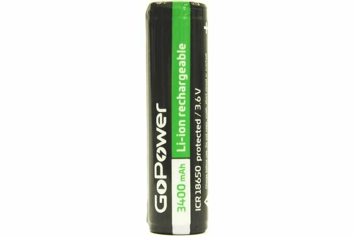 Аккумулятор GoPower 18650 (NCR18650B) фотография 10
