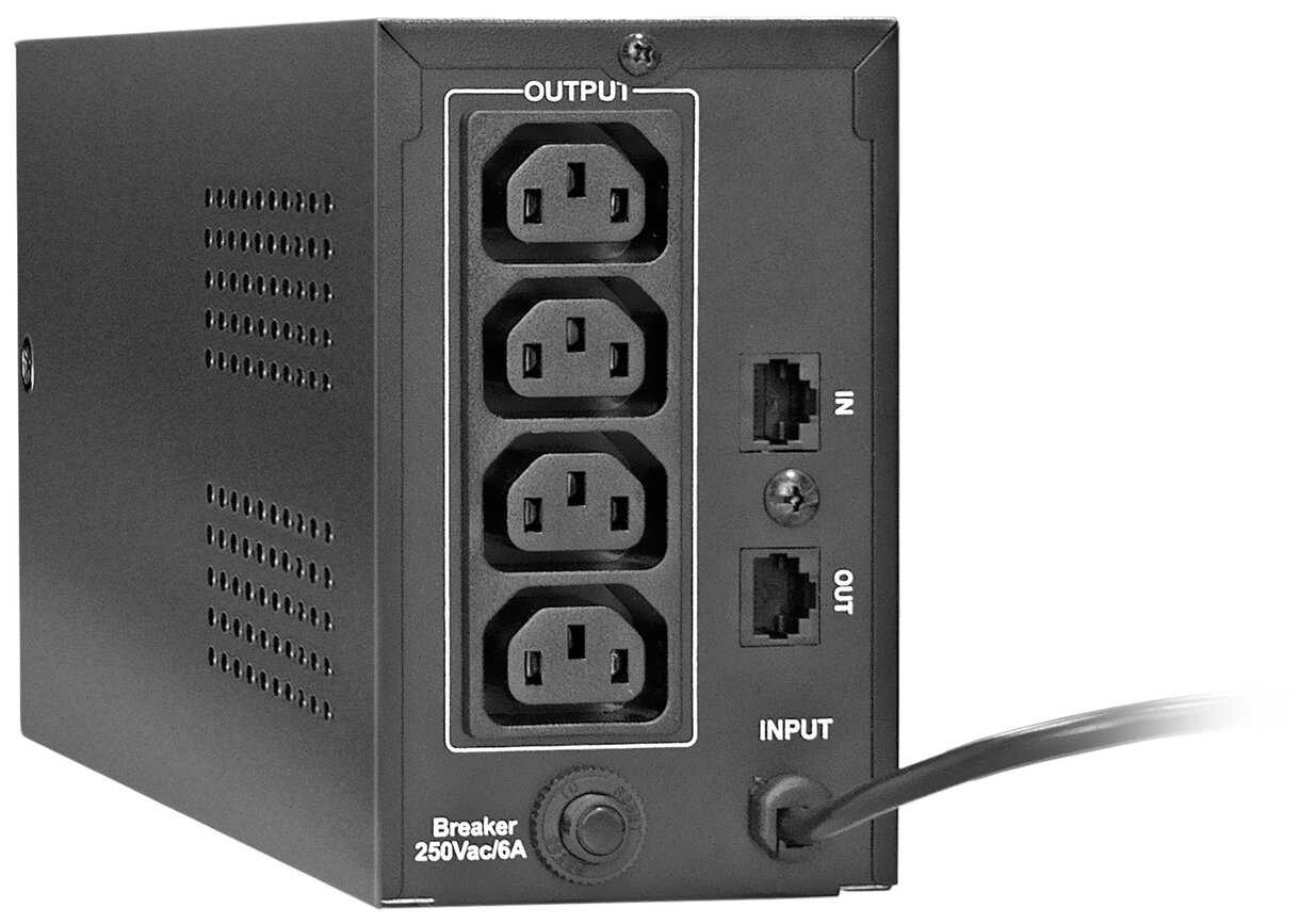 Интерактивный ИБП ExeGate Power Back BNB-600 EP285538RUS фотография 1