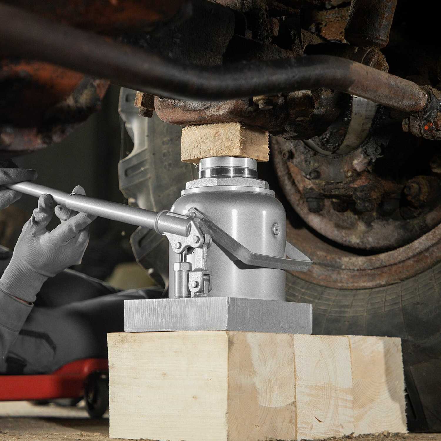 Домкрат бутылочный гидравлический Matrix 50737 фотография 17