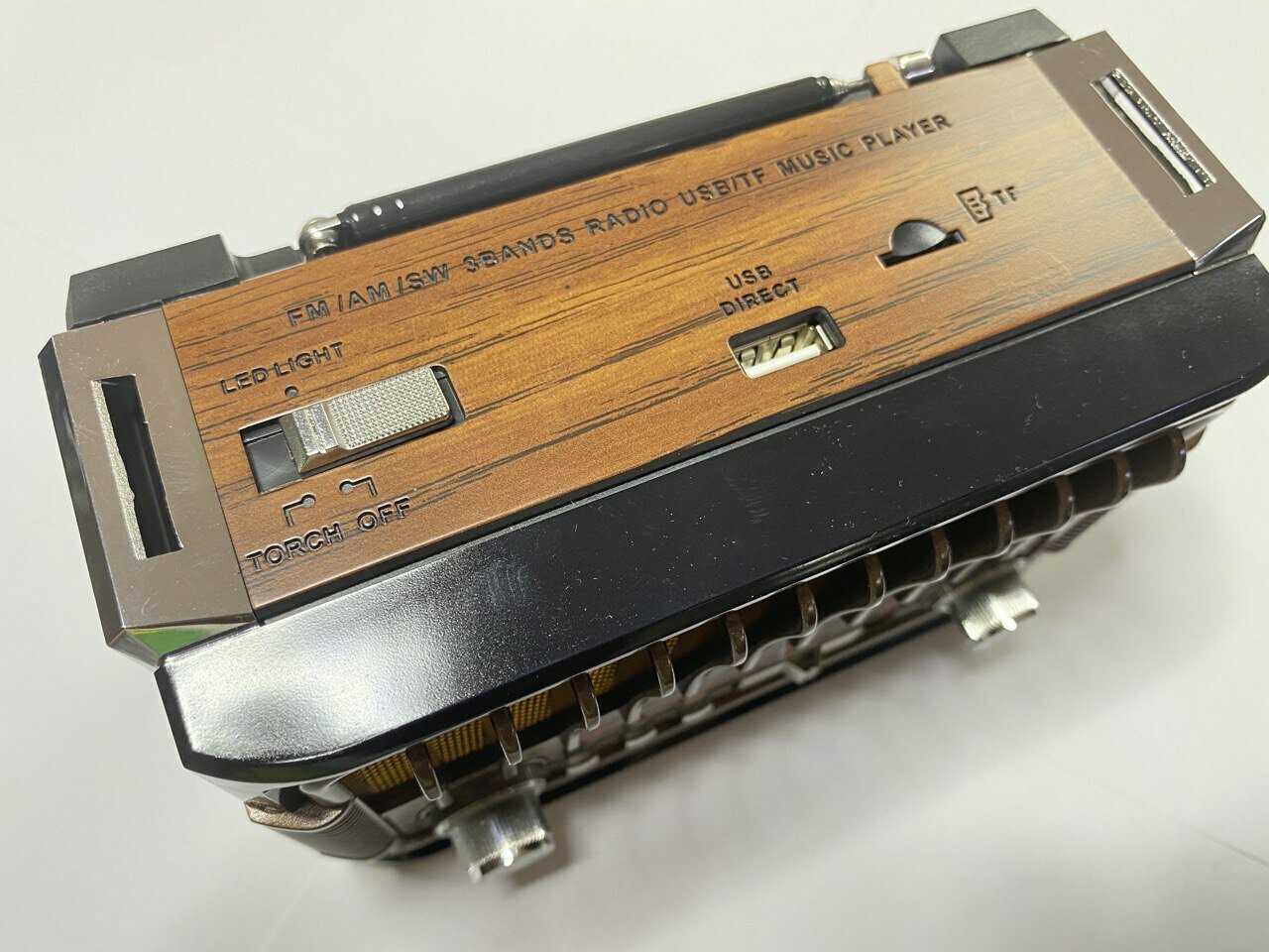 Ретро радиоприемник MyLatso портативный радио плеер (Bluetooth FM USB MP3 TF SD) фотография 11