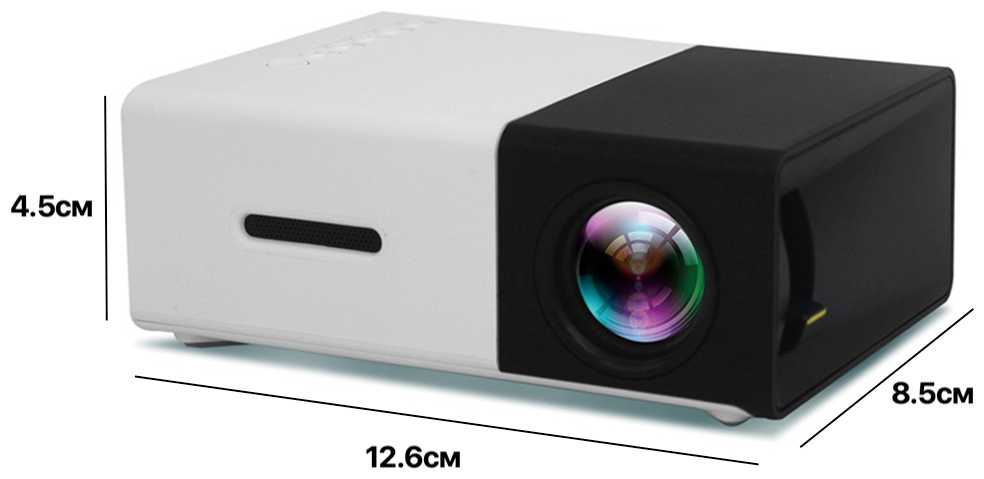 Проектор портативный Jetson YG300 HD 1080p фотография 2