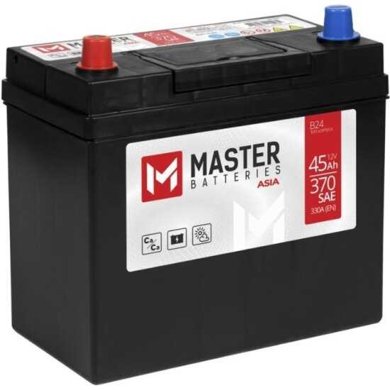 Аккумулятор автомобильный MASTER BATTERIES Asia (45 Ah 330 A) фотография 11