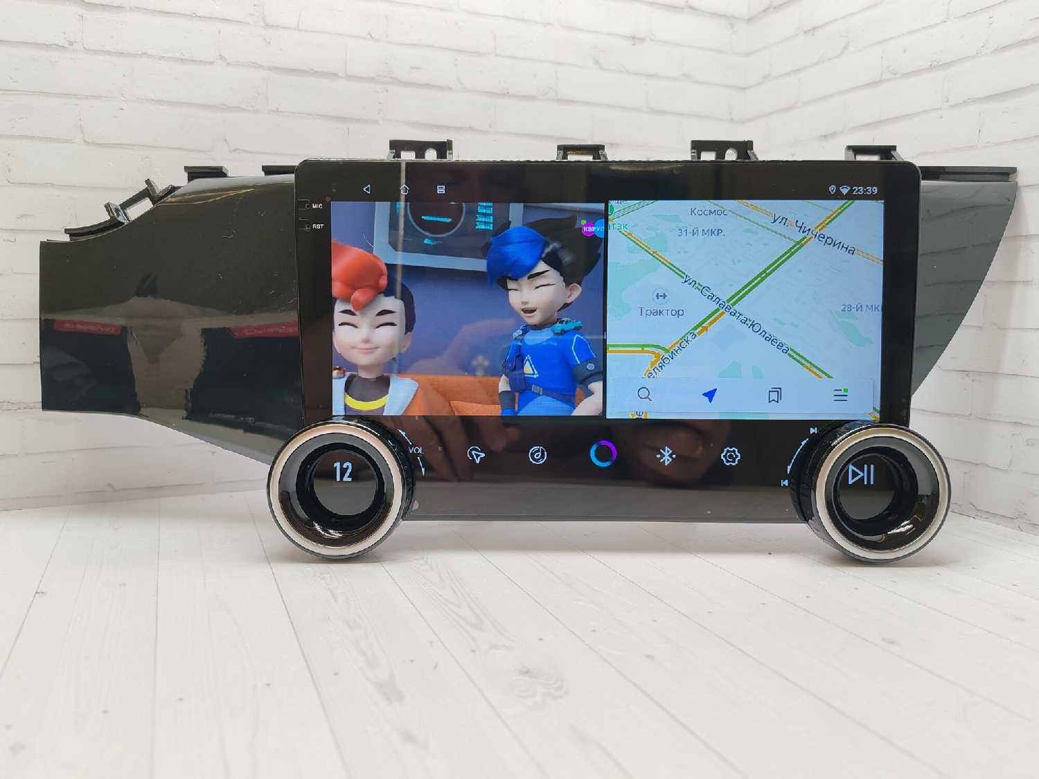 Магнитола Kia Магнитола с крутилками (андроид 13, QLED экран 10') фотография 10