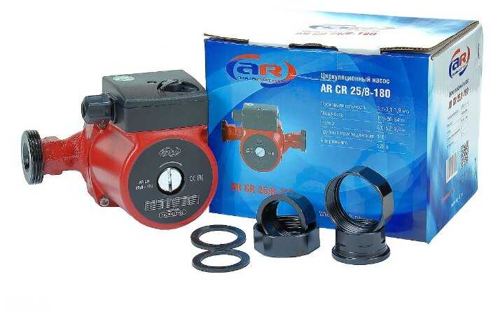 Циркуляционный насос AquamotoR AR CR 25/8-180 red (119 Вт) фотография 4