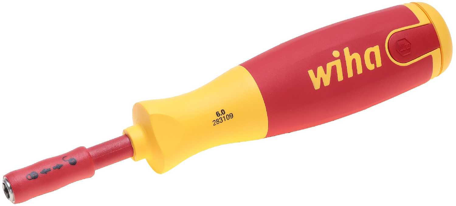 Отвертка диэлектрическая с набором бит LiftUP Electric 6шт Wiha 2831 38611