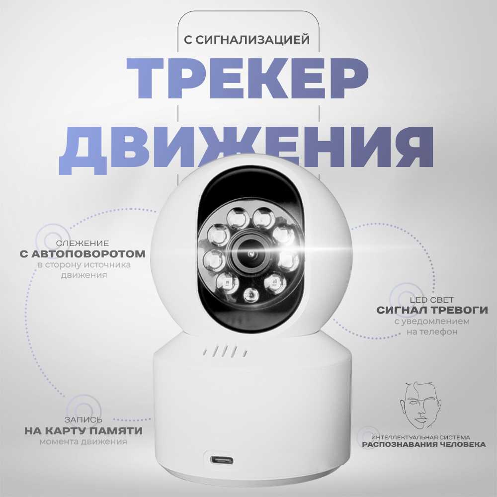 Поворотная камера видеонаблюдения PS-link G100C WIFI фотография 1