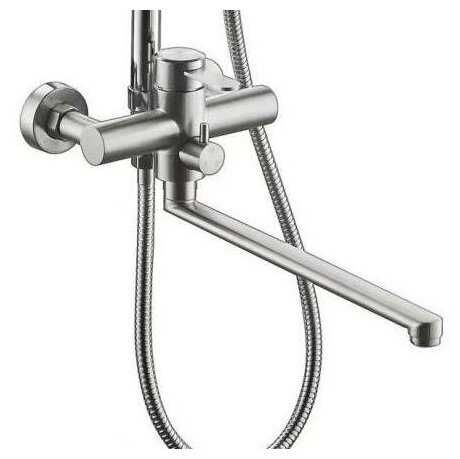 Душевая стойка со смесителем для ванны FS8345-35 Fmark сатин фотография 1
