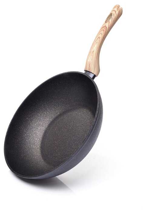 Сковорода-вок Fissman BLACK COSMIC 24x7 см (алюминий) (4344)