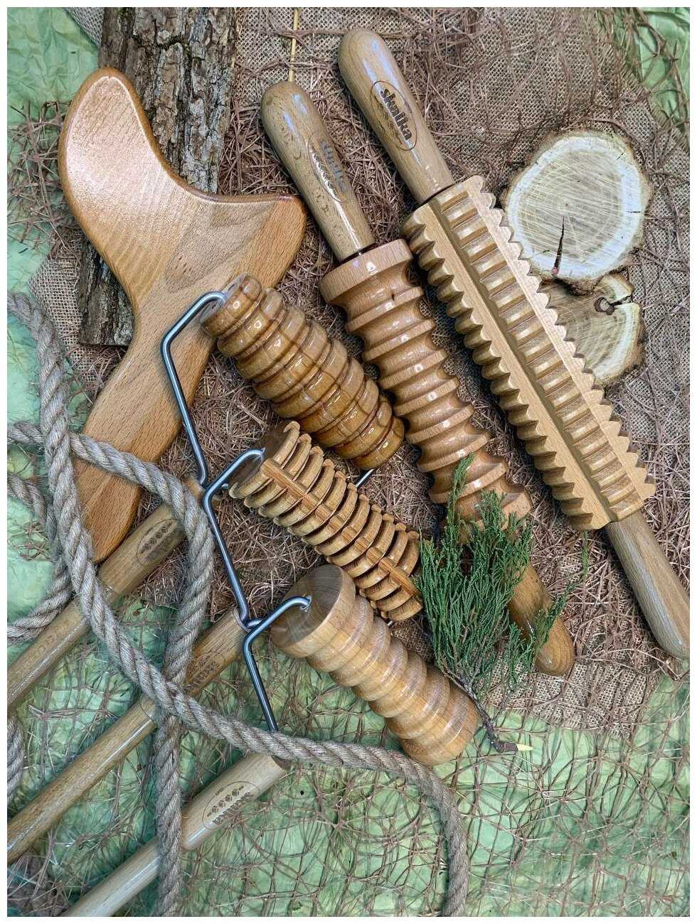 Skalka Деревянный массажер инструмент для массажа №33