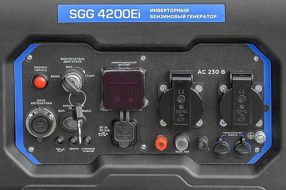 Бензиновый генератор ТСС SGG 4200Ei (60048) фотография 4